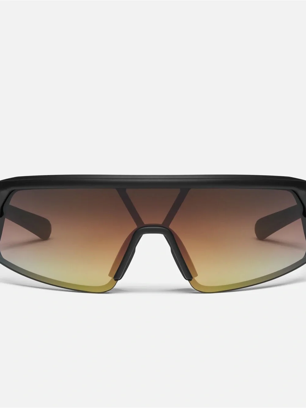 Quay CLOCK IT Matte Black Frame / Bronze Glow Lens Sunglasses